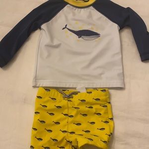 Janie and Jack toddler boys swim set